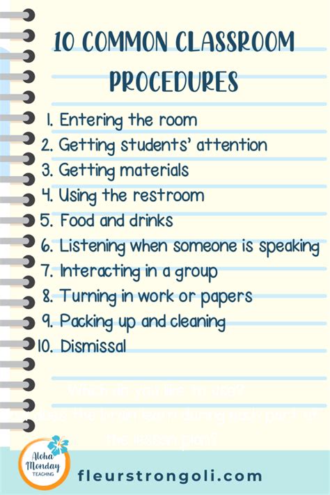 Pin on class procedures