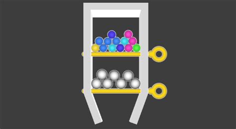 Instructions. Use the Arrow Keys to turn the green gears and get the white ball into the bucket. Some levels will have balls of other colors. Use these balls to knock over objects of the same color, and clear a path for your white ball. 4.2.