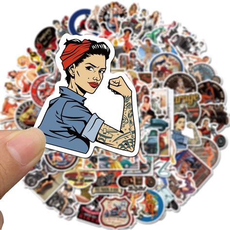 Pin up Girls Stickers - Etsy