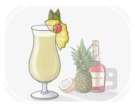 Pina colada definition and meaning Collins English Dictionary