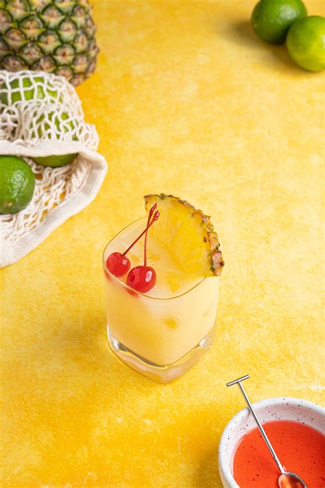 Pina colada on the rocks. Ditch the blender and make Piña Colada on the Rocks instead. It’s the classic pineapple, coconut, and rum cocktail — just served over ice! It’s the classic pineapple, coconut, and rum cocktail — just served over ice! 