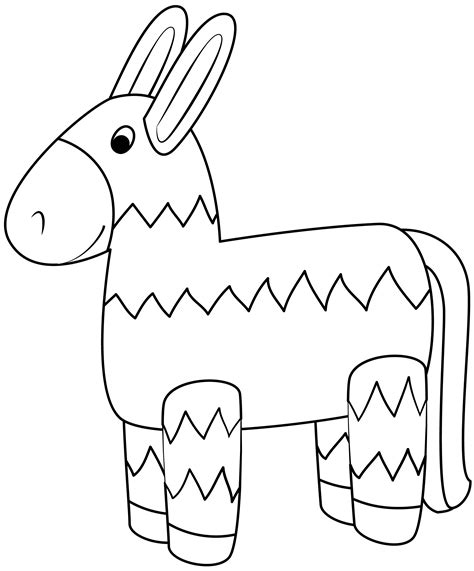 Pinata Donkey Template