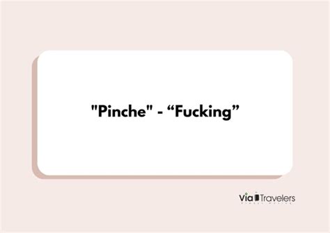 Pinche spanish. Things To Know About Pinche spanish. 