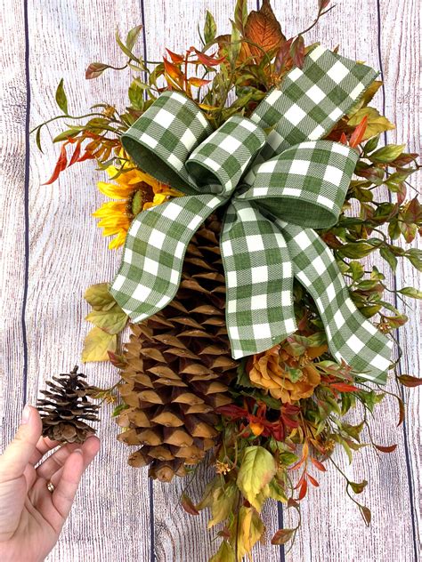 Pine Cone Door Hanger - Etsy