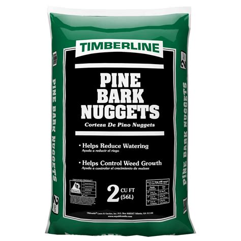 Timberline 2-cu ft All Natural Pine Bark Nuggets. Timberline mulches, produced from natural forest products, come in a variety of colors and textures. View More. NoFloat 2-cu ft Cypress Mulch. No-Float Mulch is a natural, decorative mulch that can be used to protect and add beauty to landscapes. This mulch helps suppress weeds, helps retain moisture …