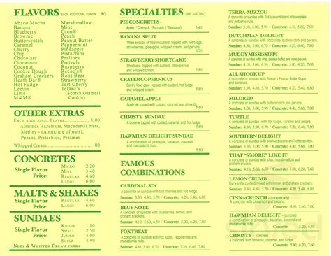 Pineapple - Menu - Ted Drewes - Saint Louis - Yelp