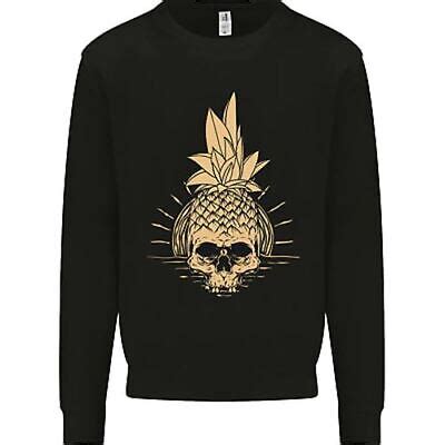 Pineapple Skull Gothic Biker Surfing Women