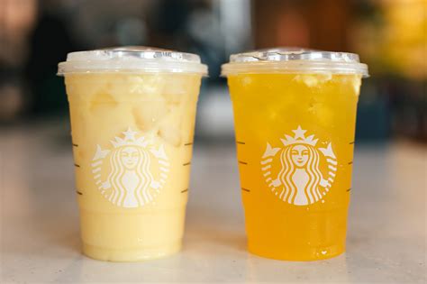 Pineapple refresher starbucks. Pineapple Passionfruit Lemonade Starbucks Refreshers® Beverage. 140 calories. Size options. Size options. Tall. 12 fl oz. Grande. 16 fl oz. Venti. 24 fl oz. Trenta. 30 fl oz. Select a store to view availability ... Tropical flavors of pineapple and passionfruit combine with diced pineapple and refreshing lemonade to create a taste of sunshine ... 