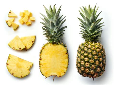 • The pineapple plant is an herb that grows in tropical areas. • It will produce only one pineapple each growing season. • Pineapples do not ripen after they have been picked. Nutrition Facts Pineapples are a good source of vitamin C, potassium and fiber. Fun Facts • Pineapples contain an enzyme, called bromelain, that can be used as a.