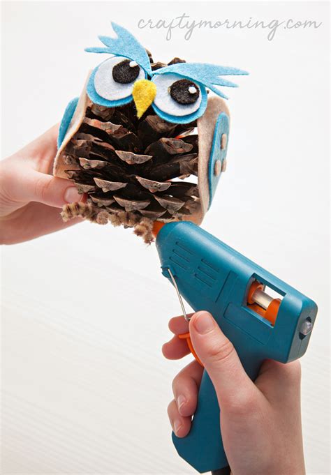 Pinecone Owl Craft - Crafty Morning