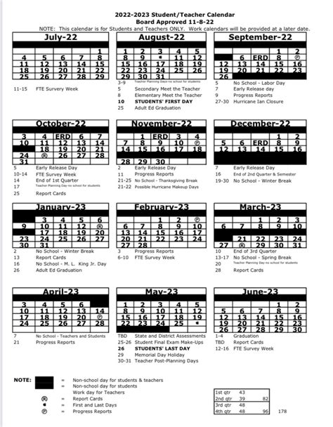 Pinecrest Calendar