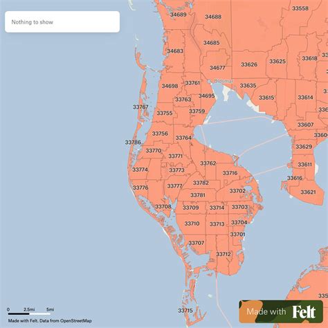 Pinellas County Fl Zip Code Map Premium Style Marketmaps Com