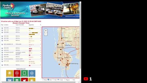 To view active Emergency Response calls: https://911.pinellas.gov