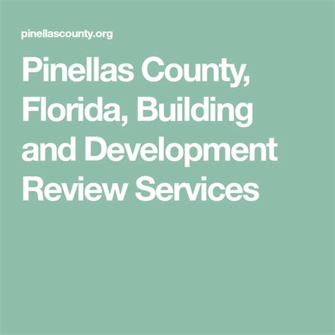 Building and Development Review Services provides building permits, building inspections and code reference for unincorporated Pinellas County and the communities of Belleair Beach, Belleair Bluffs, Belleair Shore, Indian Rocks Beach, Kenneth City, Oldsmar and Safety Harbor. The department also reviews land development applications in ...