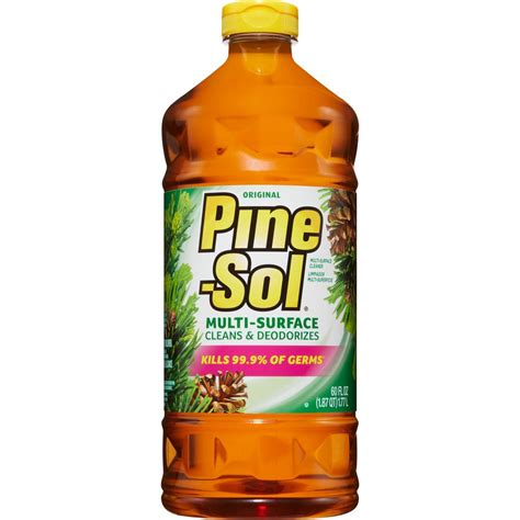 Pinesole. Pine-Sol ® is safe to use all around your home, from your playroom and dining room to your bathroom and kitchen. A list of surfaces that Pine-Sol ® cleans and how to clean them … 