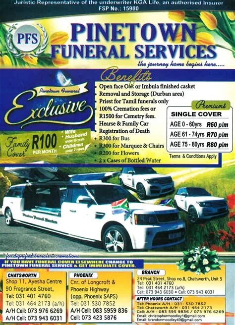 Pinetown funeral services cape town. .  ...