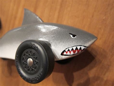 Pinewood derby shark design. Scientists took the first-ever photos of a glow-in-the-dark or bioluminescent shark, the kitefin shark, near New Zealand’s South Island. The first-ever photos of a glow-in-the-dark... 