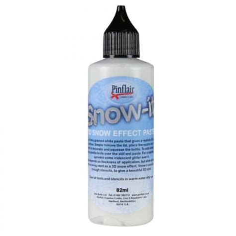 Pinflair - Snow-it - 3D Snow Effect Paste - 1 x 82ml eBay