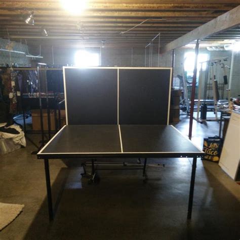 Ping pong table for sale. Kettler STAG Stealth Indoor Table Tennis Table. $999.99. ONLINE ONLY. Kettler Outdoor 6 Table Tennis Table. $1,599.99. 2.2(4) 6-ft Pop Up Ping Pong Table. $149.99. ONLINE ONLY. 