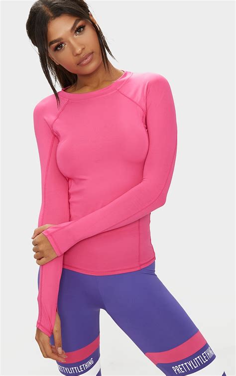 Pink : Workout Tops & Workout Shirts for Women : Target