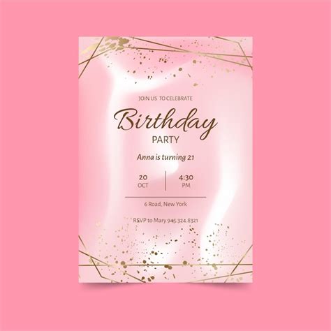 Pink Birthday Invitations Pictures, Images and Stock Photos