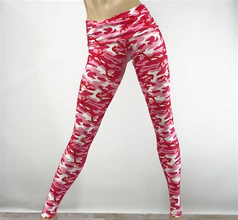 Pink Camo Yoga Pants - Etsy