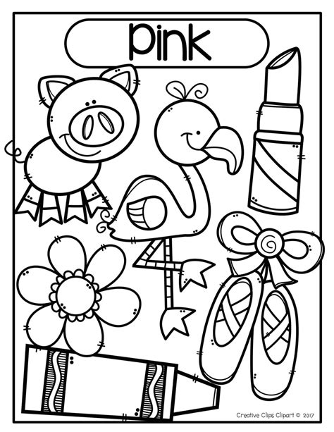Pink Coloring Pages