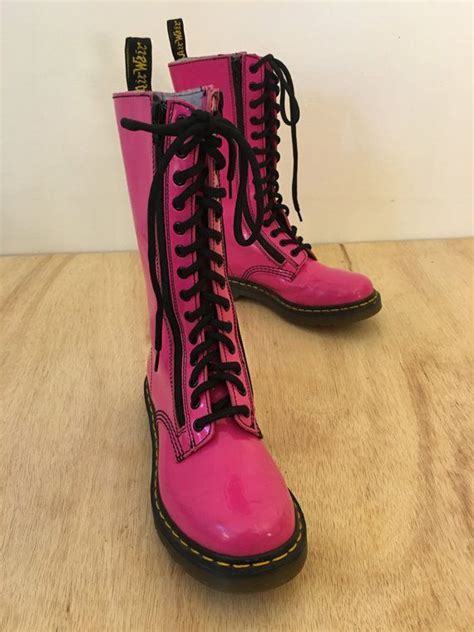 Pink Dr Martens - Etsy