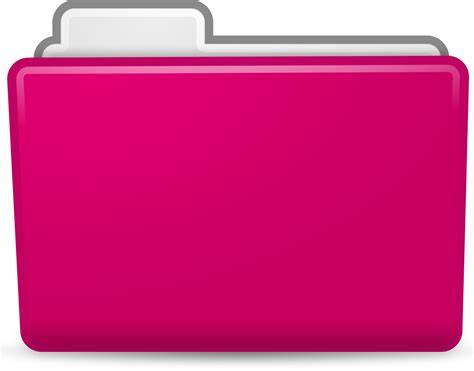 Pink Folder Icon #164710 - Free Icons Library