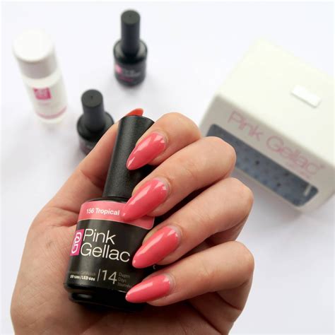 Pink Gellac Starter Kit Review & Tutorial Creative Nails