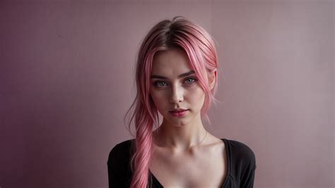 Pink Hair Girl Leaked 😈 [HD]