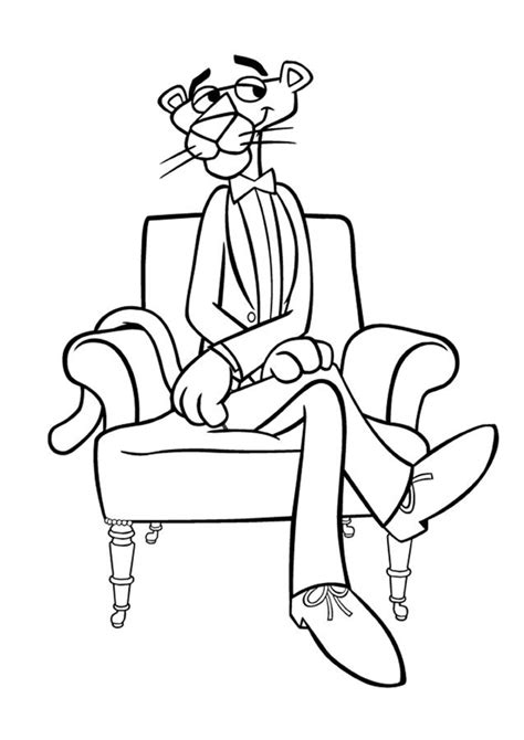 Pink Panther Coloring Pages