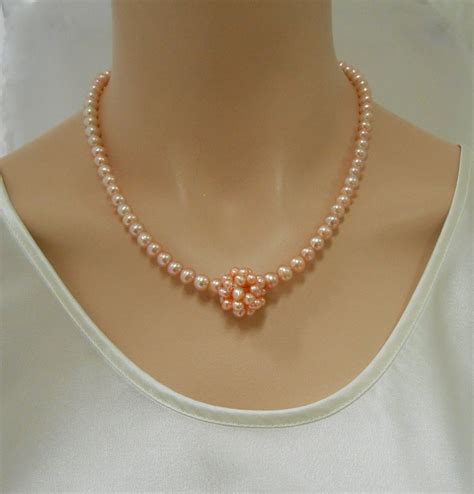 Pink Pearl Necklaces - Freshwater Pearls Jewellery