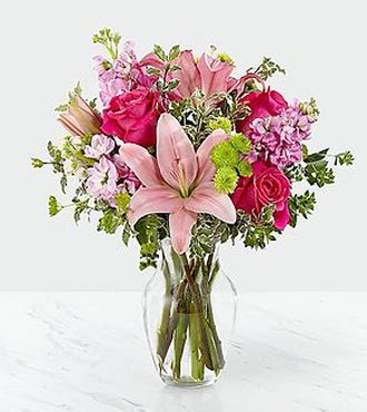 Pink Posh Bouquet - Same Day Delivery - Flowers Fast