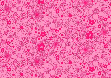 Pink Repeating Flower Pattern PSD Free Brushes at Brusheezy!