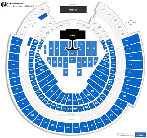 Pink Toronto Tickets - Rogers Centre on Jul. 24th 2024 RateYourSeats.com