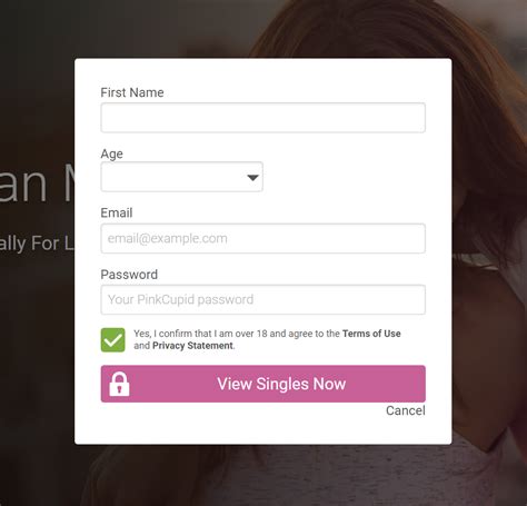 Pink cupid login. DATING FOR EVERY SINGLE PERSON. Enter email and password. Email 