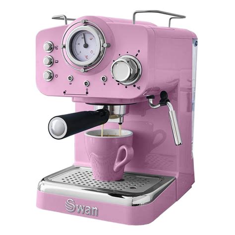 Baumann Living. Coffee Maker Machine: The retro espresso machine boasts a 60 cappuccino, while the automatic shut-off function keeps the temperature warm .... 