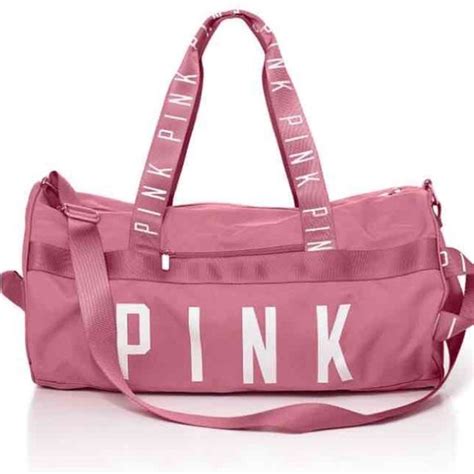 Pink victoria%27s secret bags. VICTORIA'S SECRET Brand NEW Hot Pink, White Victoria's Secret Paris New York London X Large Bag Zipper closure adjustable strap (293) Sale Price $52.50 $ 52.50 