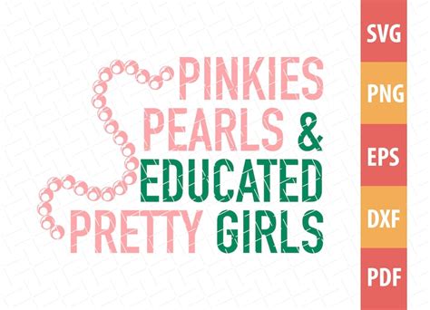 Pinkies And Pearls Svg Pinkies And Pearls Vector Files Pinkies …