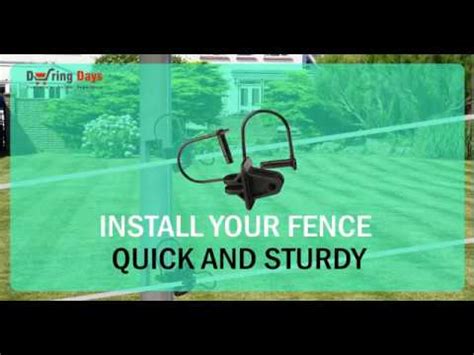 Pinlock Insulator - Electric Fence Energiser Steel - YouTube