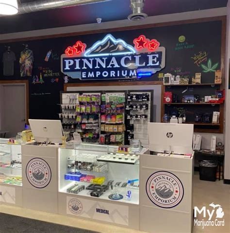 Pinnacle Emporium Edmore Dispensary Information. Pinnacle Emporium Edmore dispensary is a verified legal Michigan marijuana retail storefront business with a valid license to sell retail cannabis products. Pinnacle Emporium Edmore has business operations in the city of Edmore, MI and serves the surrounding cities of Montcalm County.
