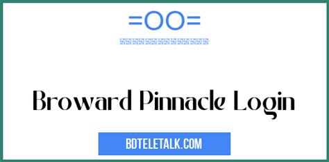 Pinnacle login broward. Things To Know About Pinnacle login broward. 