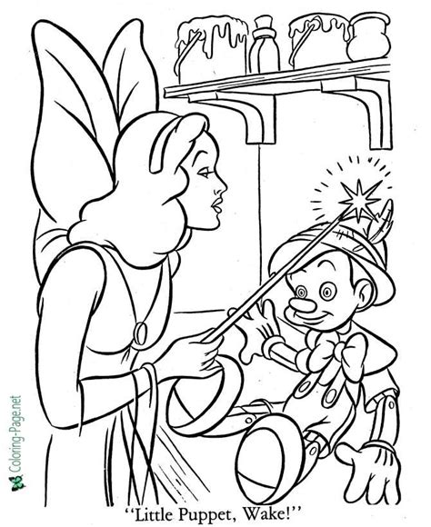 Pinocchio Coloring Page