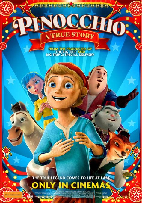 Pinocchio a true story. Pinocchio: A True Story - Full Cast & Crew. 2021. 1 hr 24 mins. Fantasy, Family. PG. Watchlist. Where to Watch. Pinocchio, accompanied by his horse Tibalt, flees his genius creator Jepetto and ... 