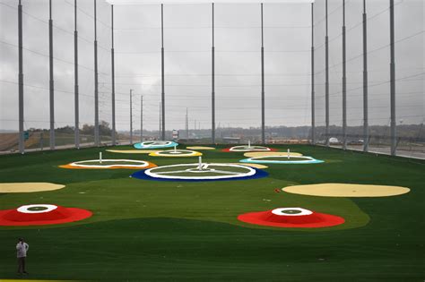 Pinseekers - Pinseekers have multiple smart target greens on the driving range, all different yardages away from the golf suites and all different colors to help identify their distance. These all-weather golf range targets respond with light and sound to create a real-world, immersive game all while providing a fun experience. 