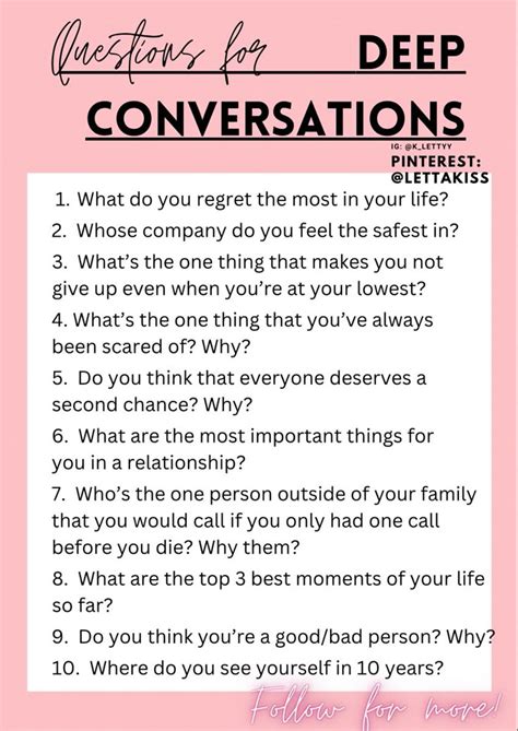 Pinterest Conversation questions, Conversation starter questions, Fun