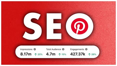 Pinterest seo. Pinterest SEO is the process of optimizing your Pinterest content to improve the visibility of your Pinterest board and posts. To get your Pinterest boards ranking for relevant searches, you must optimize your boards and posts with the right keywords. This increases the number of eyeballs on your brand and helps you reach a broader audience via ... 