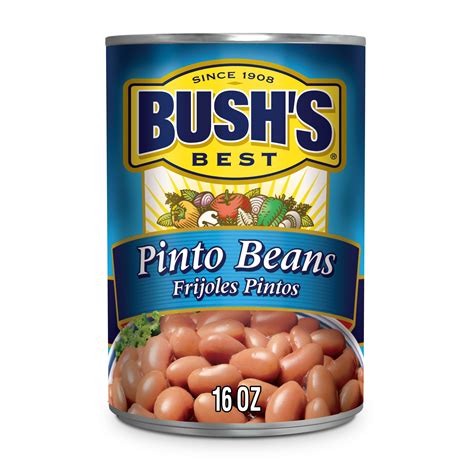Pinto beans canned. The exact amount of beans you receive from a can or a bag of dried beans depends on the size of bean. Large beans will be on the low side of these measurements while small beans will have a slightly higher yield. 1 cup dried beans = 2-3 cups cooked beans = 1 ½ 15.5 ounce cans. One 15.5 ounce can of beans = 1 ½ cups cooked = ¾-to-1 cup dried. 