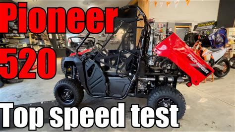 Pioneer 520 top speed. 2022 Polaris Ranger 570 vs 2022 Honda Pioneer 520 spec comparison! Watch before you buy! This video talks about the differences of the 2022 Honda Pioneer 520... 
